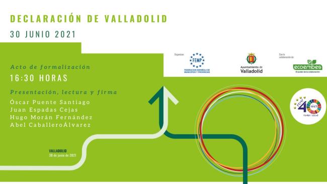Declaración de Valladolid. Compromiso Economía Circular. Junio 2021