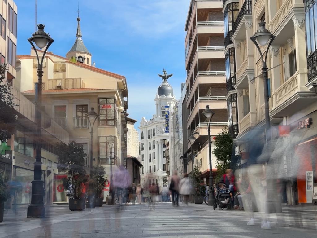 Calle Santiago de Valladolid.