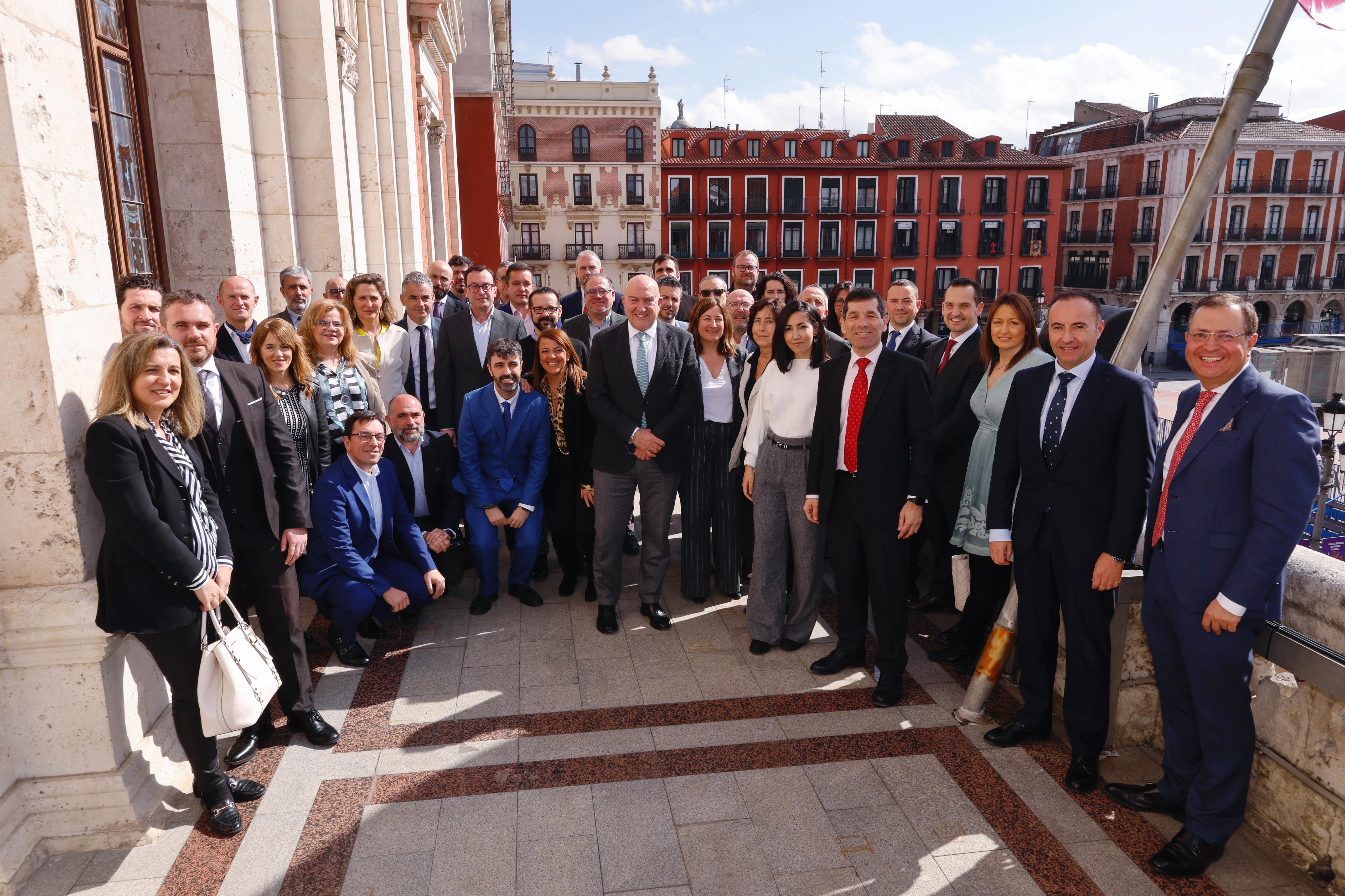 Reunión de Execyl en el Ayuntamiento de Valladolid.