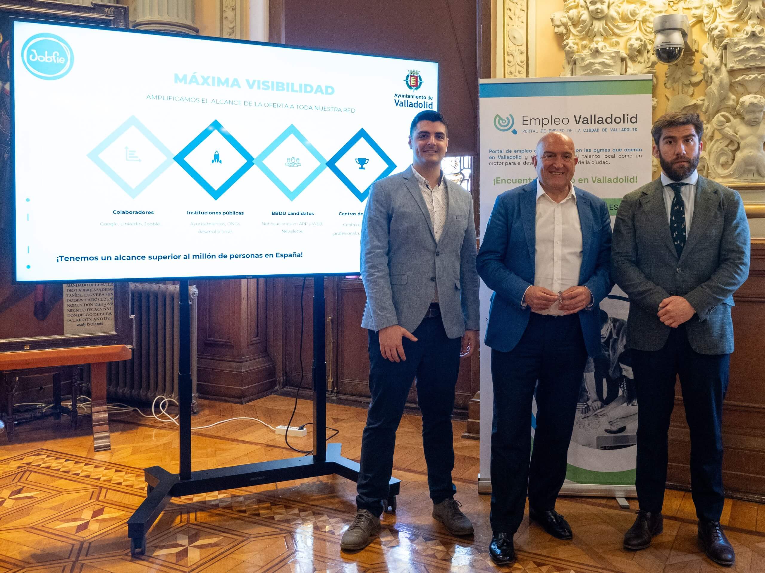 Presentación del nuevo portal de empleo de Valladolid
