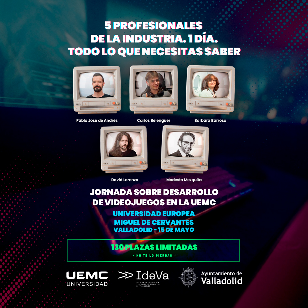 Cartel jornada-Videojuegos-Valladolid