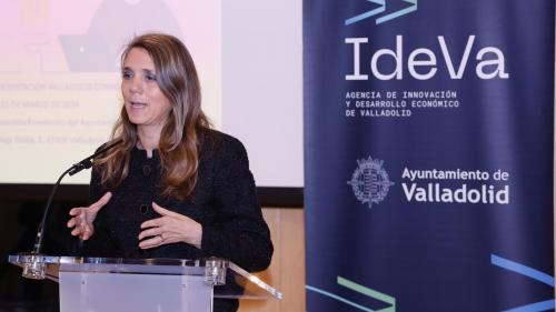 Presentación Valladolid Consolida. Ángela de Miguel