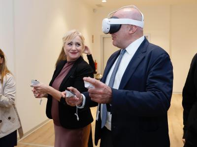 Presentation of the pioneering and cutting-edge equipment of the Digital Content Tech Lab