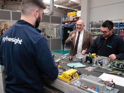 Visita alcalde a Synersight-ValladolidNow