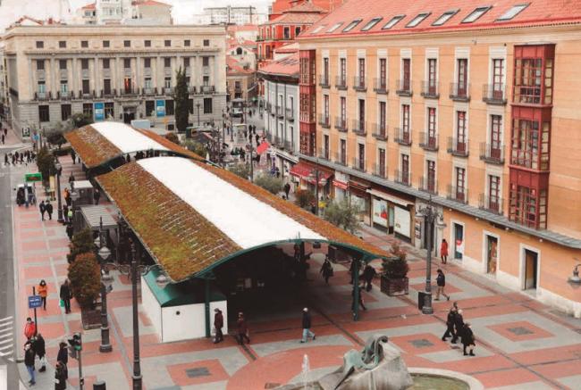 Marquesinas Plaza España Valladolid. URBANGreenUP