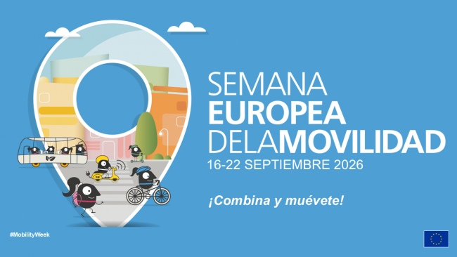 Cartel de la Semana Europea de la Movilidad 2026